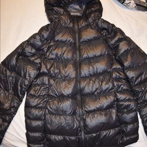 Black Ultra Light Down Puffer jacket by UNIQLO